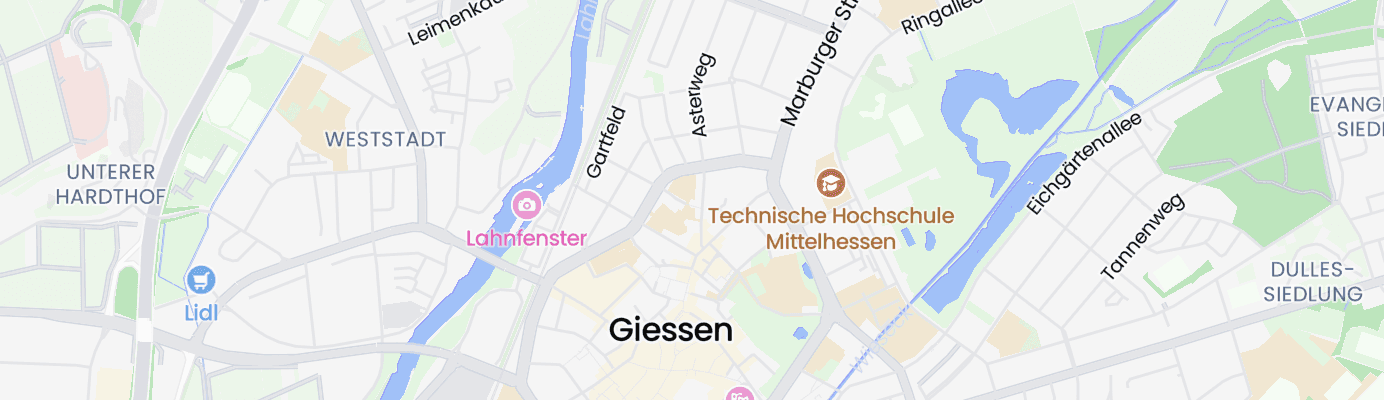 Karte mit dem ungefähren Standort