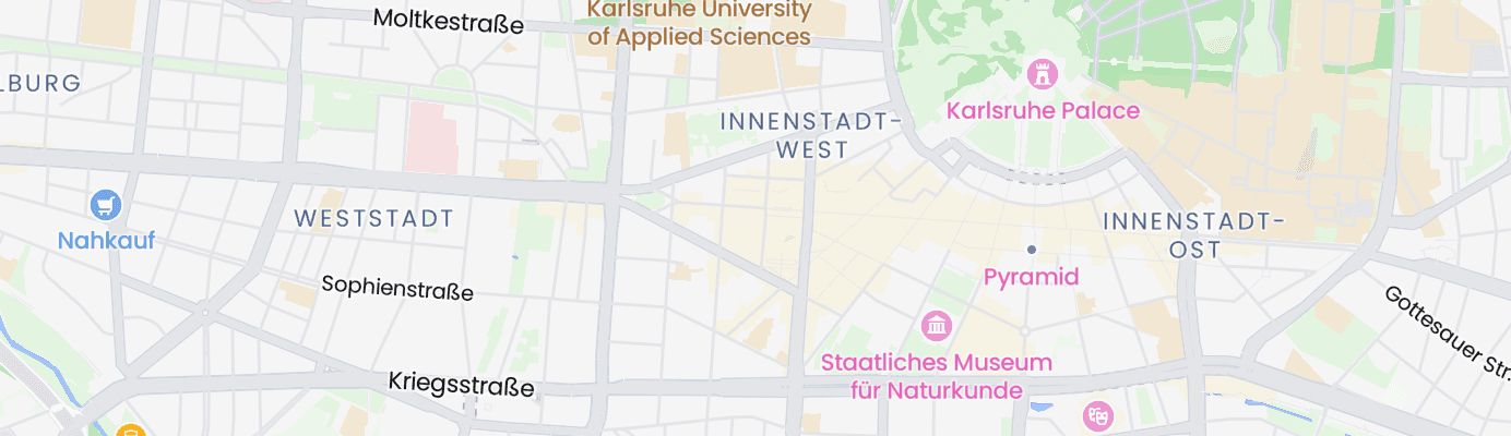 Karte mit dem ungefähren Standort