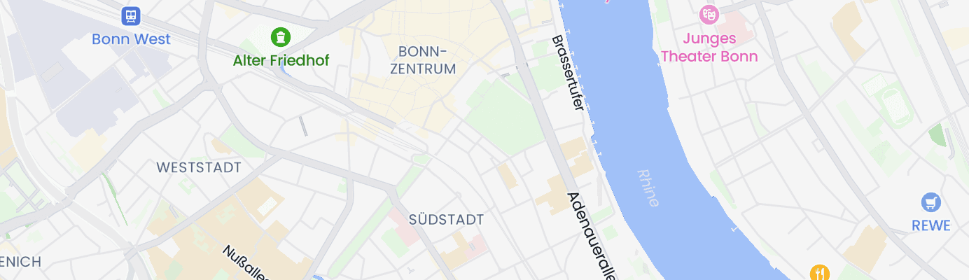 Karte mit dem ungefähren Standort