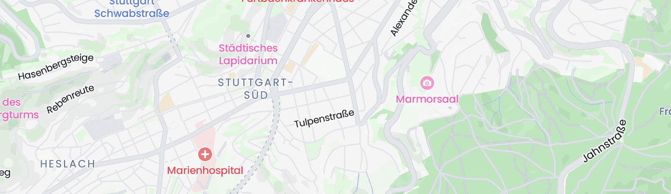 Karte mit dem ungefähren Standort