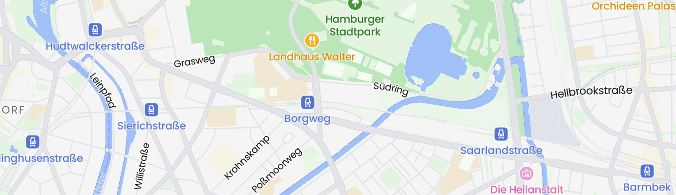 Karte mit dem ungefähren Standort