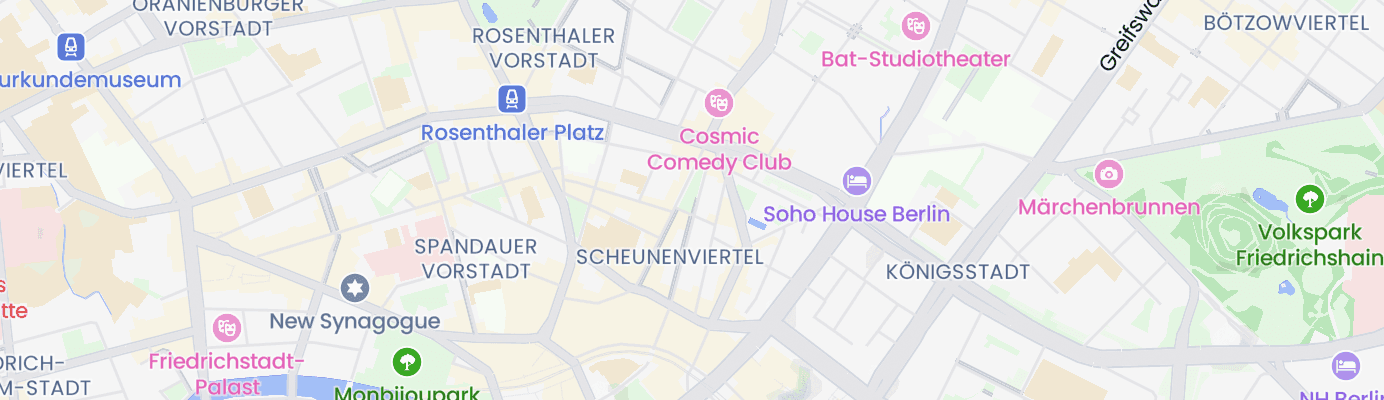 Karte mit dem ungefähren Standort