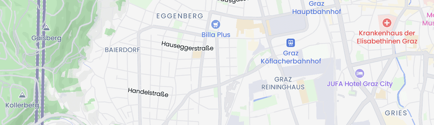 Karte mit dem ungefähren Standort