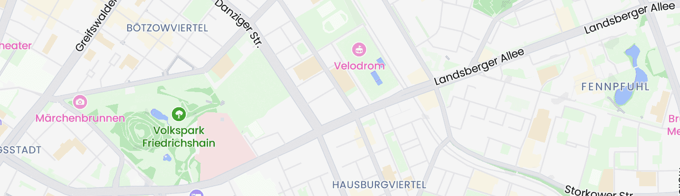 Karte mit dem ungefähren Standort