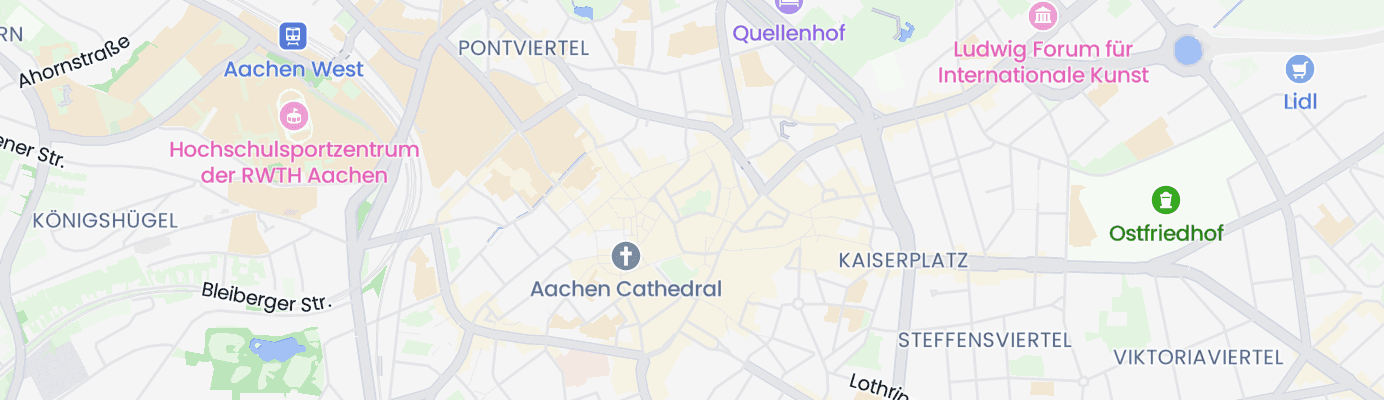Karte mit dem ungefähren Standort