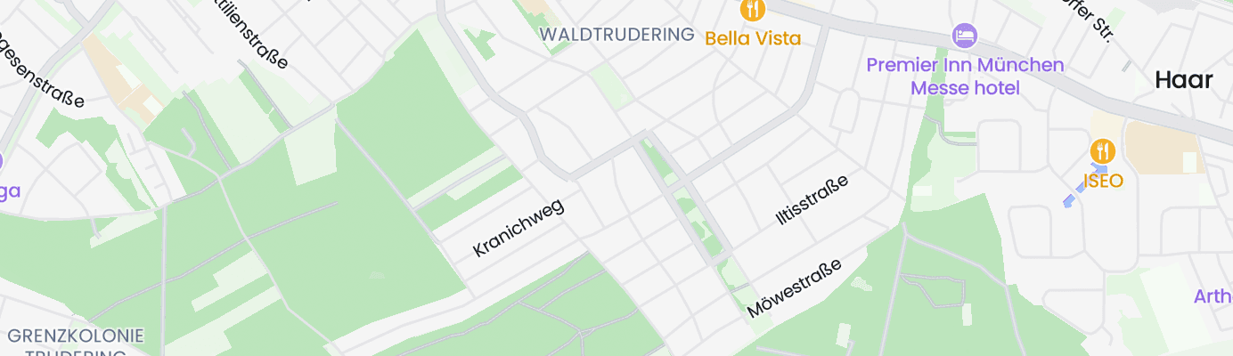Karte mit dem ungefähren Standort