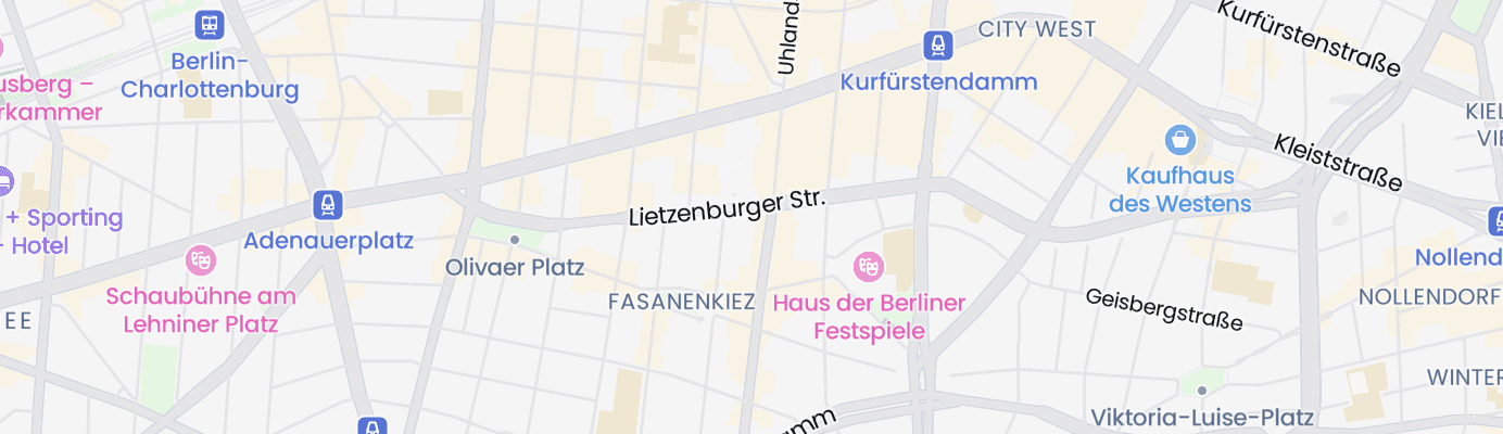 Karte mit dem ungefähren Standort