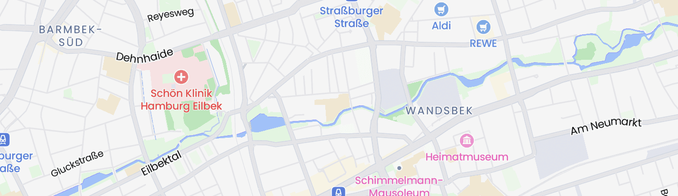 Karte mit dem ungefähren Standort