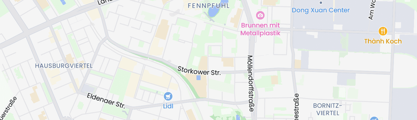 Karte mit dem ungefähren Standort