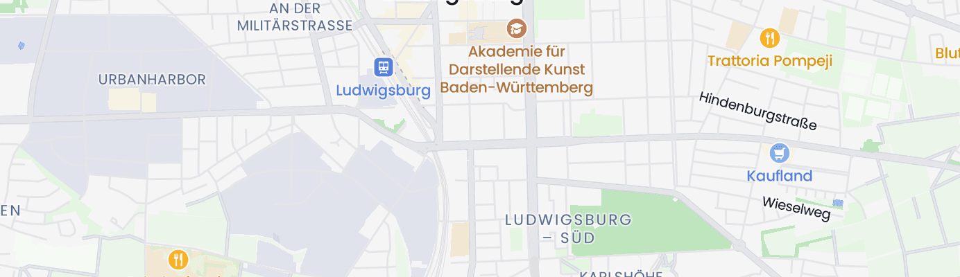 Karte mit dem ungefähren Standort