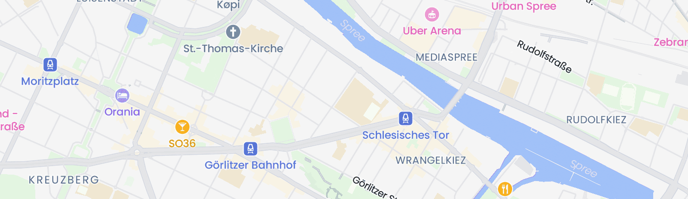Karte mit dem ungefähren Standort