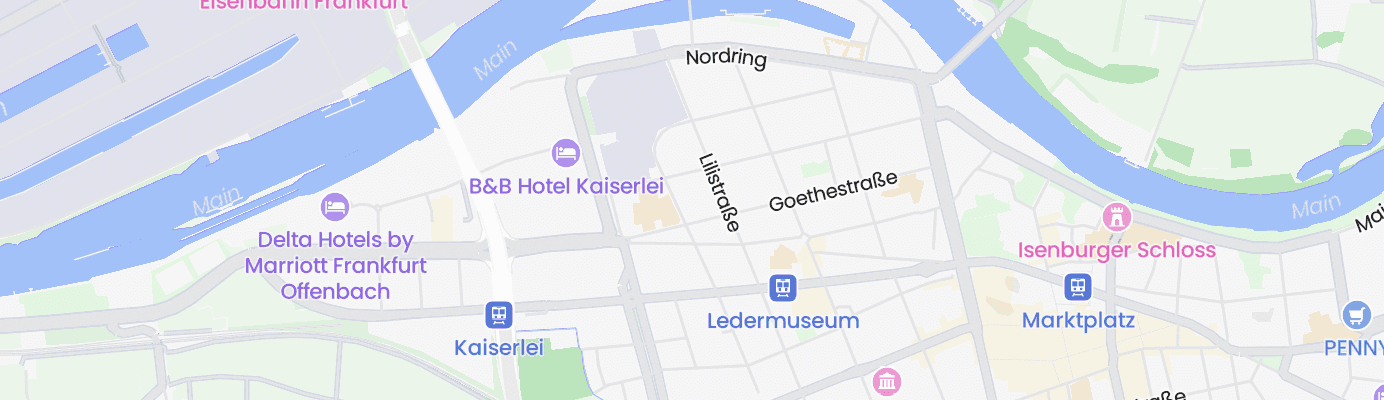 Karte mit dem ungefähren Standort
