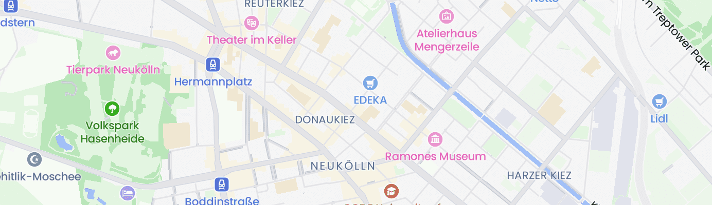 Karte mit dem ungefähren Standort