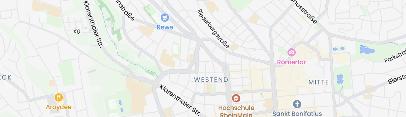 Karte mit dem ungefähren Standort