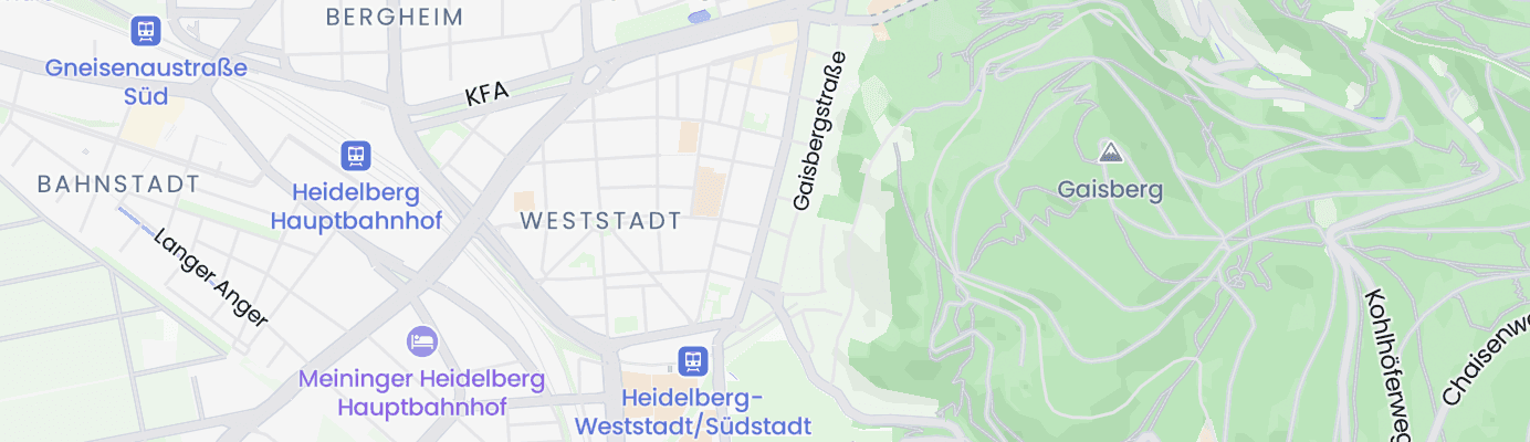 Karte mit dem ungefähren Standort