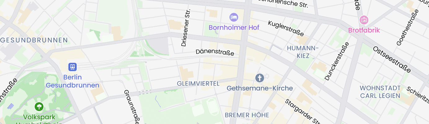 Karte mit dem ungefähren Standort