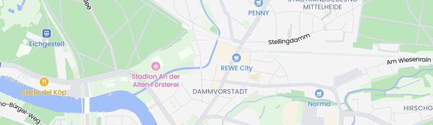 Karte mit dem ungefähren Standort