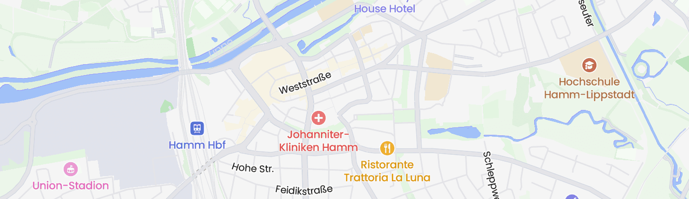 Karte mit dem ungefähren Standort