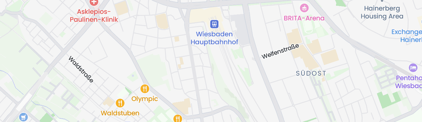 Karte mit dem ungefähren Standort