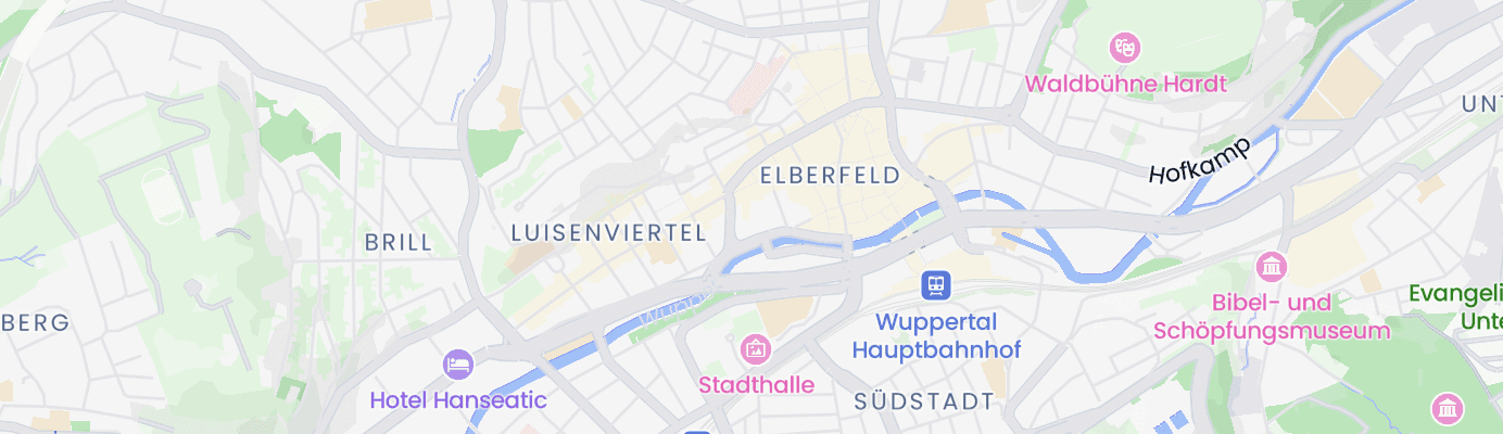 Karte mit dem ungefähren Standort