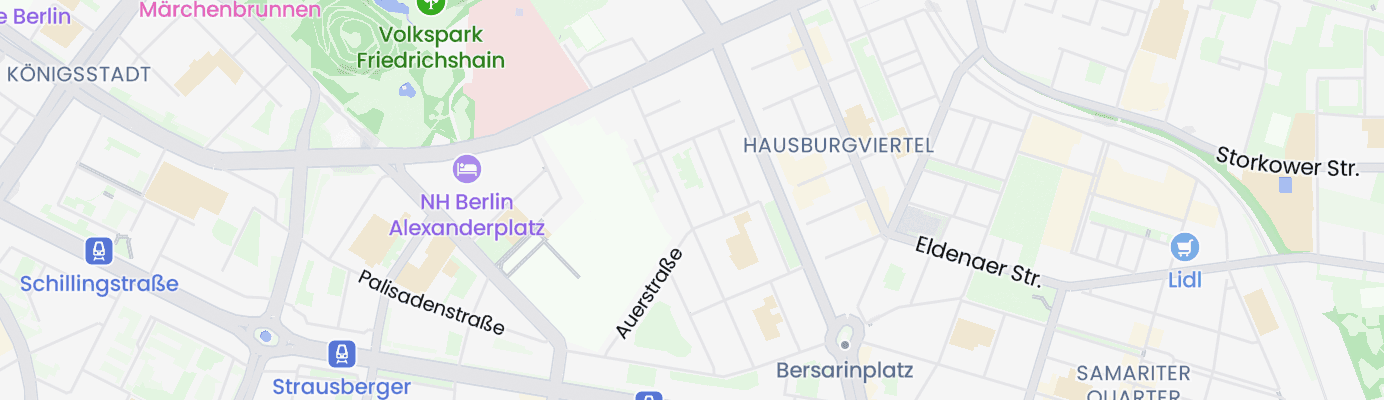 Karte mit dem ungefähren Standort