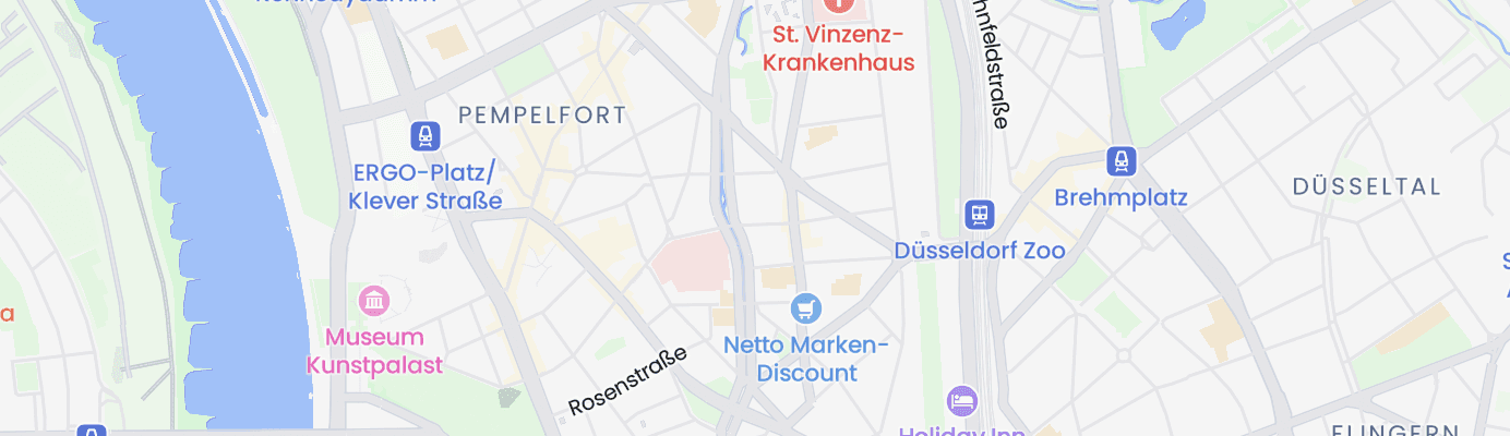 Karte mit dem ungefähren Standort