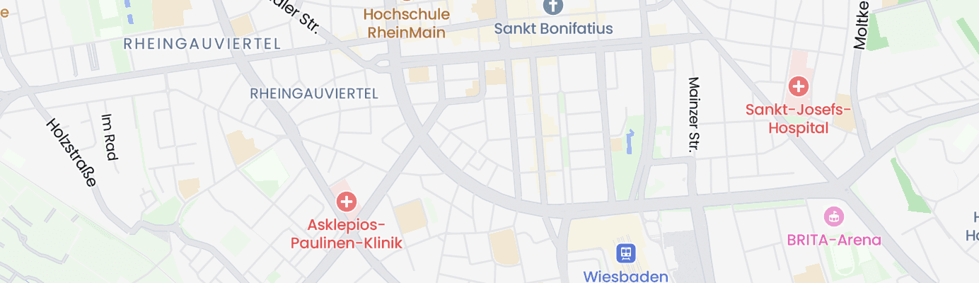 Karte mit dem ungefähren Standort