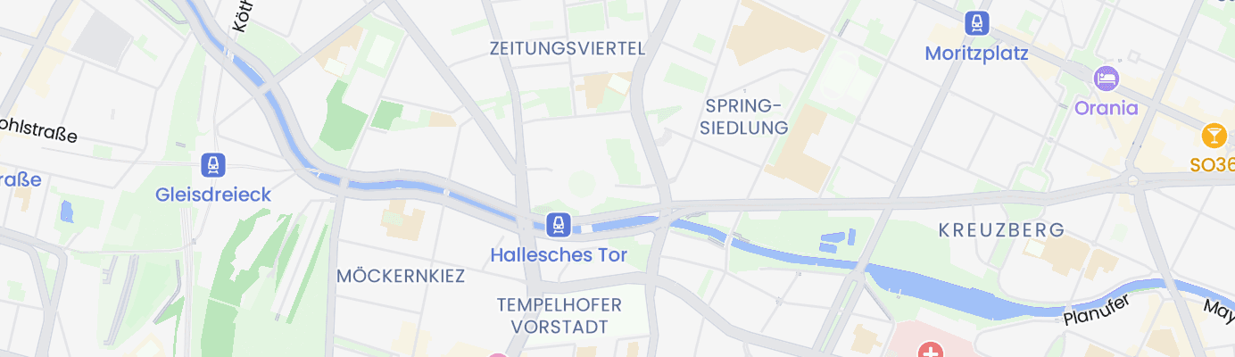 Karte mit dem ungefähren Standort