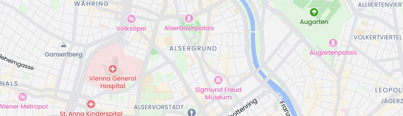 Karte mit dem ungefähren Standort