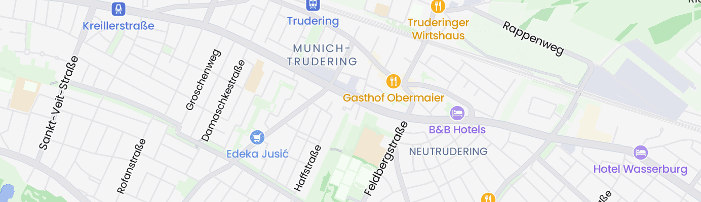 Karte mit dem ungefähren Standort