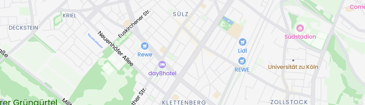 Karte mit dem ungefähren Standort
