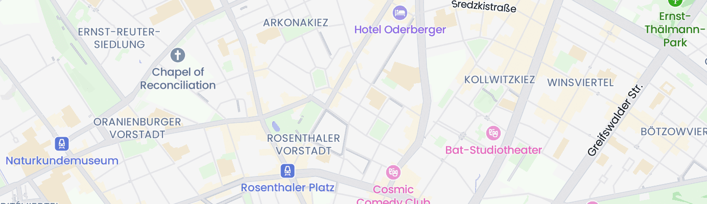 Karte mit dem ungefähren Standort