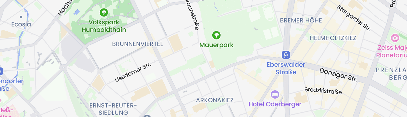 Karte mit dem ungefähren Standort