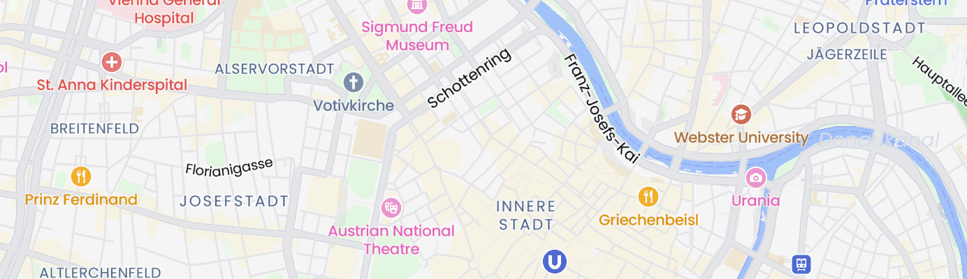 Karte mit dem ungefähren Standort