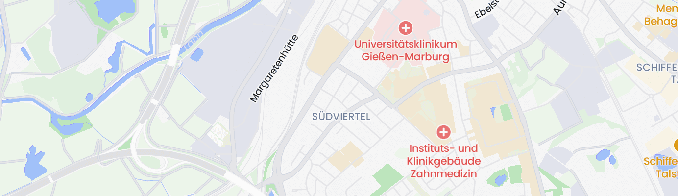 Karte mit dem ungefähren Standort
