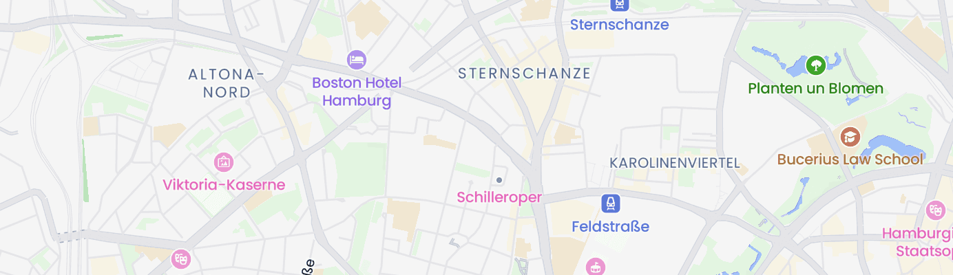 Karte mit dem ungefähren Standort