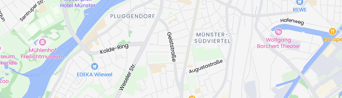 Karte mit dem ungefähren Standort