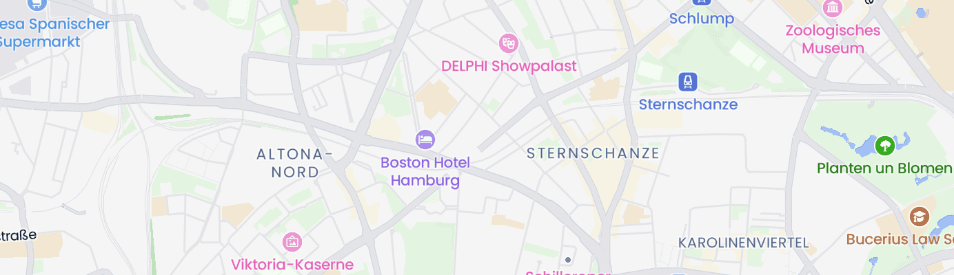 Karte mit dem ungefähren Standort