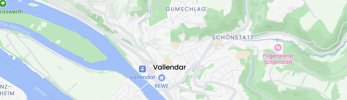 Karte mit dem ungefähren Standort