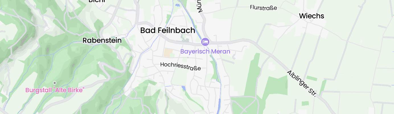 Karte mit dem ungefähren Standort