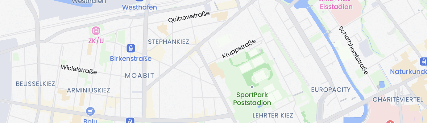 Karte mit dem ungefähren Standort