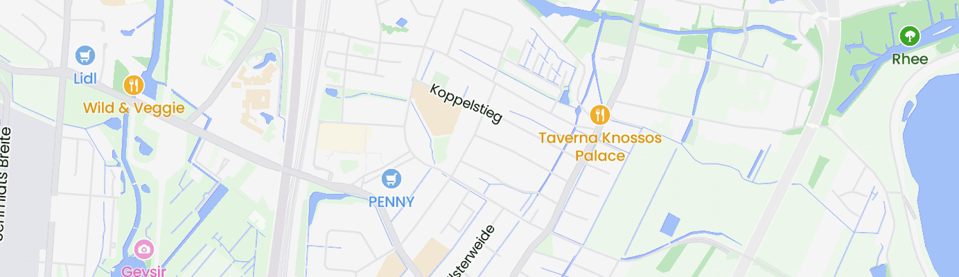 Karte mit dem ungefähren Standort