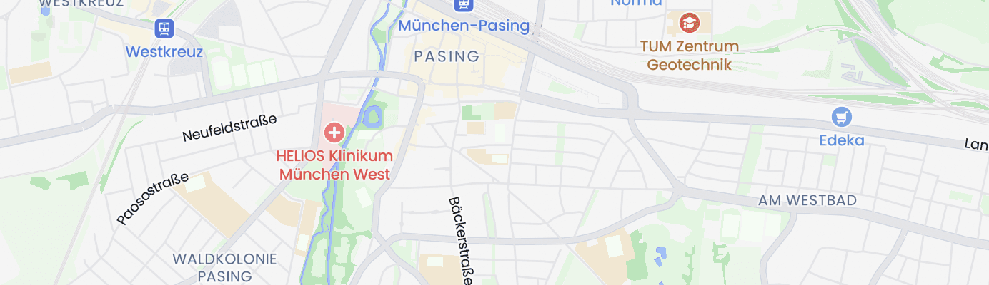 Karte mit dem ungefähren Standort
