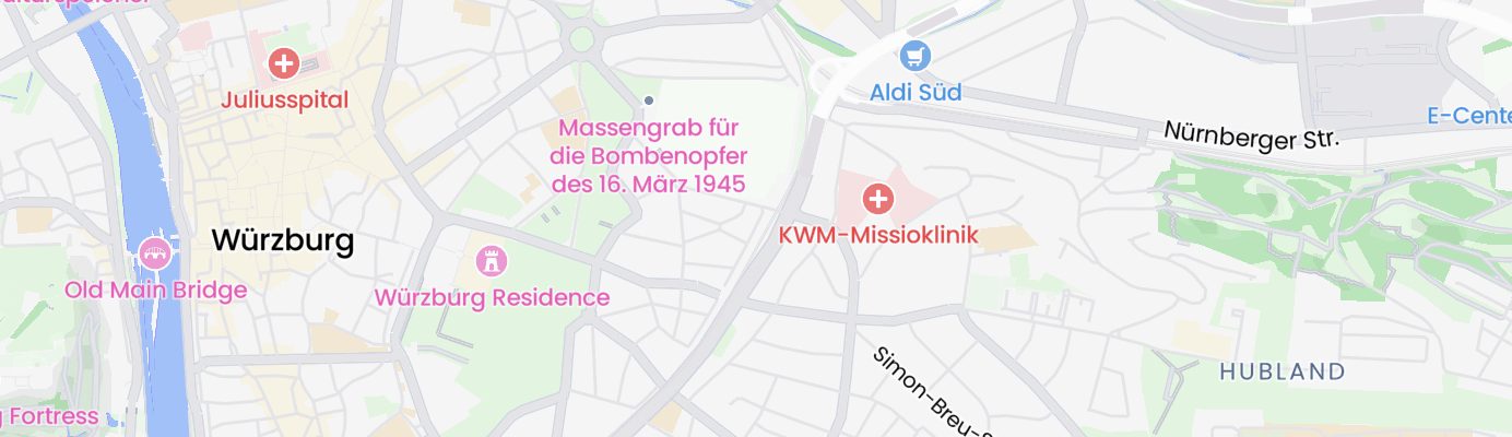 Map showing the approximate location