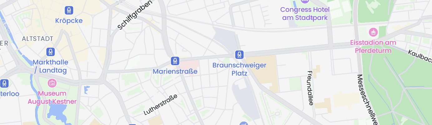 Karte mit dem ungefähren Standort