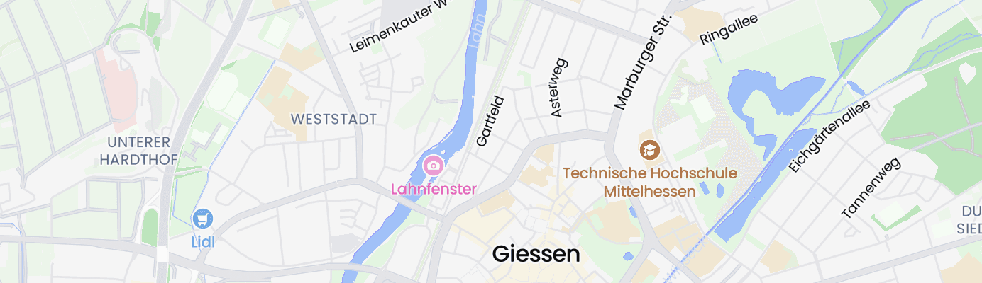 Map showing the approximate location