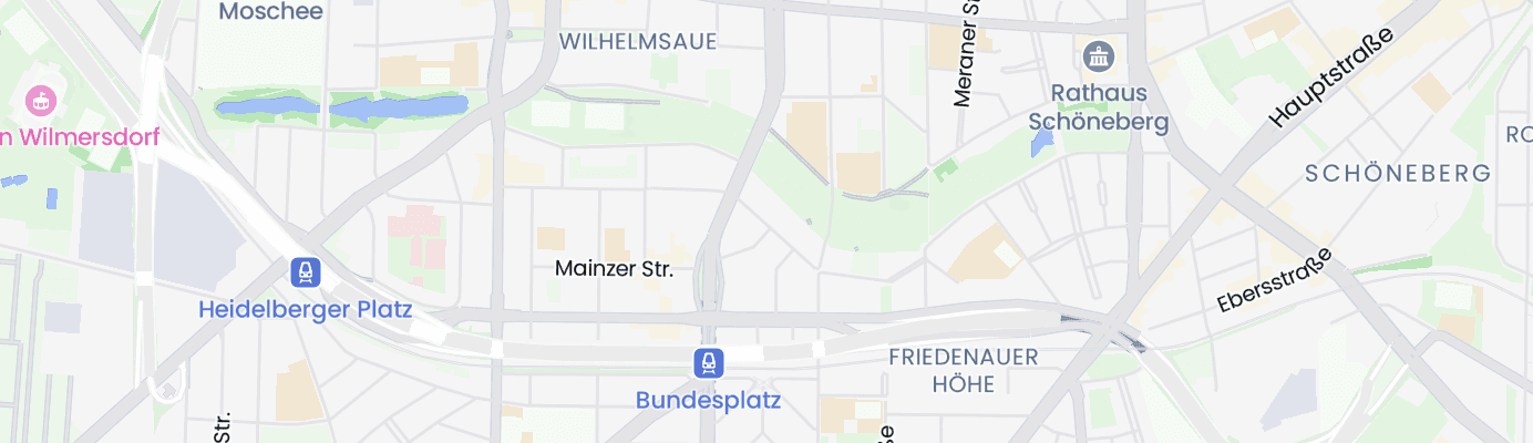 Karte mit dem ungefähren Standort