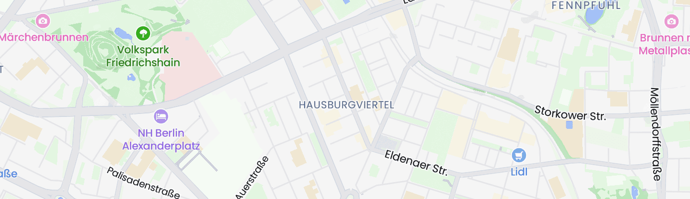 Karte mit dem ungefähren Standort