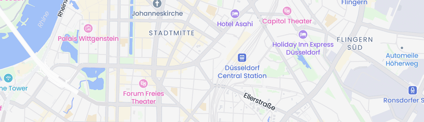 Karte mit dem ungefähren Standort