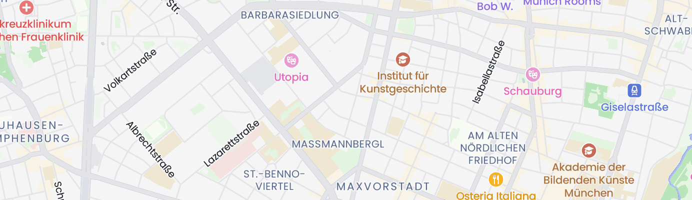 Karte mit dem ungefähren Standort